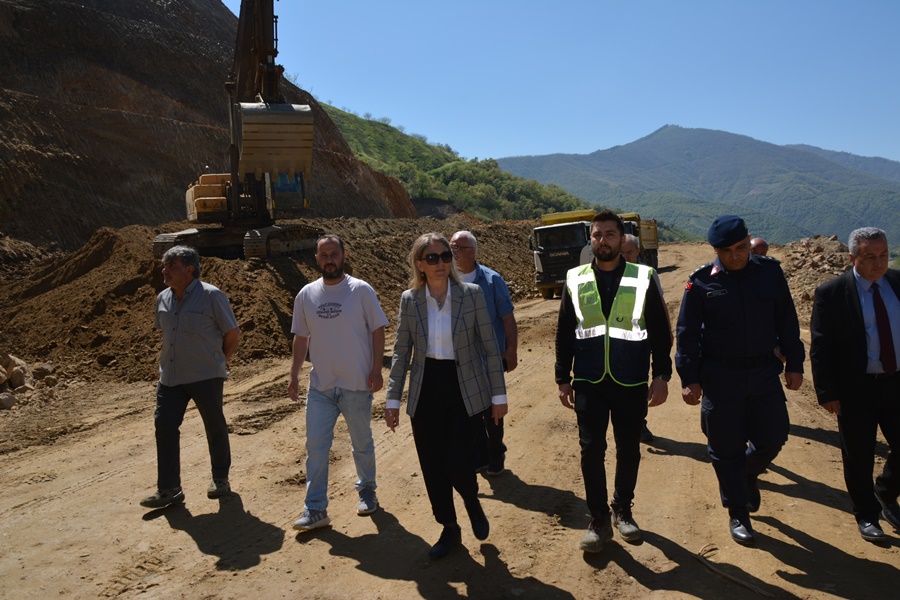 Kozdere Gölet İnşaatına Yerinde İnceleme